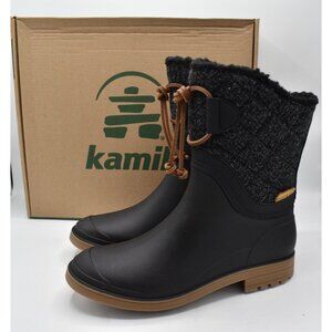 Kamik Black and Brown Winter Boots
